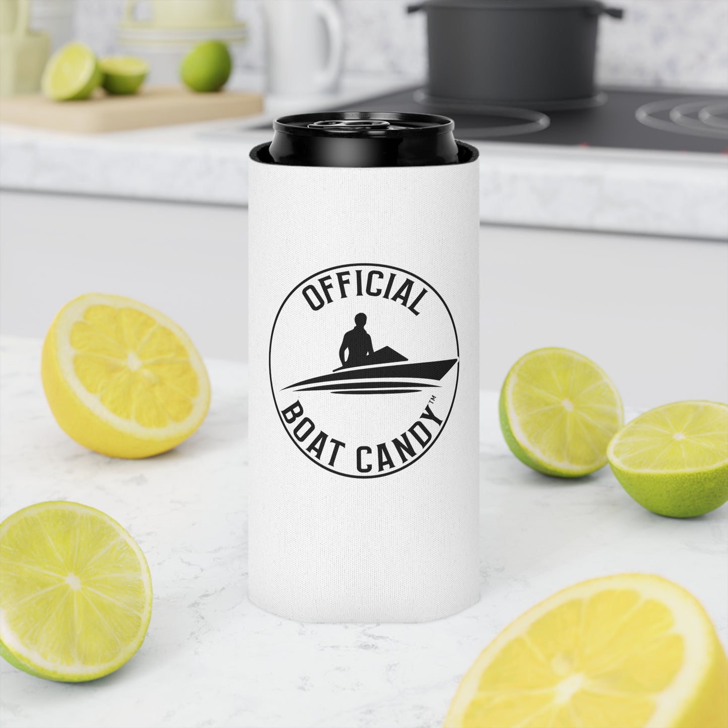 Can Cooler Coozie - Male Logo - Black