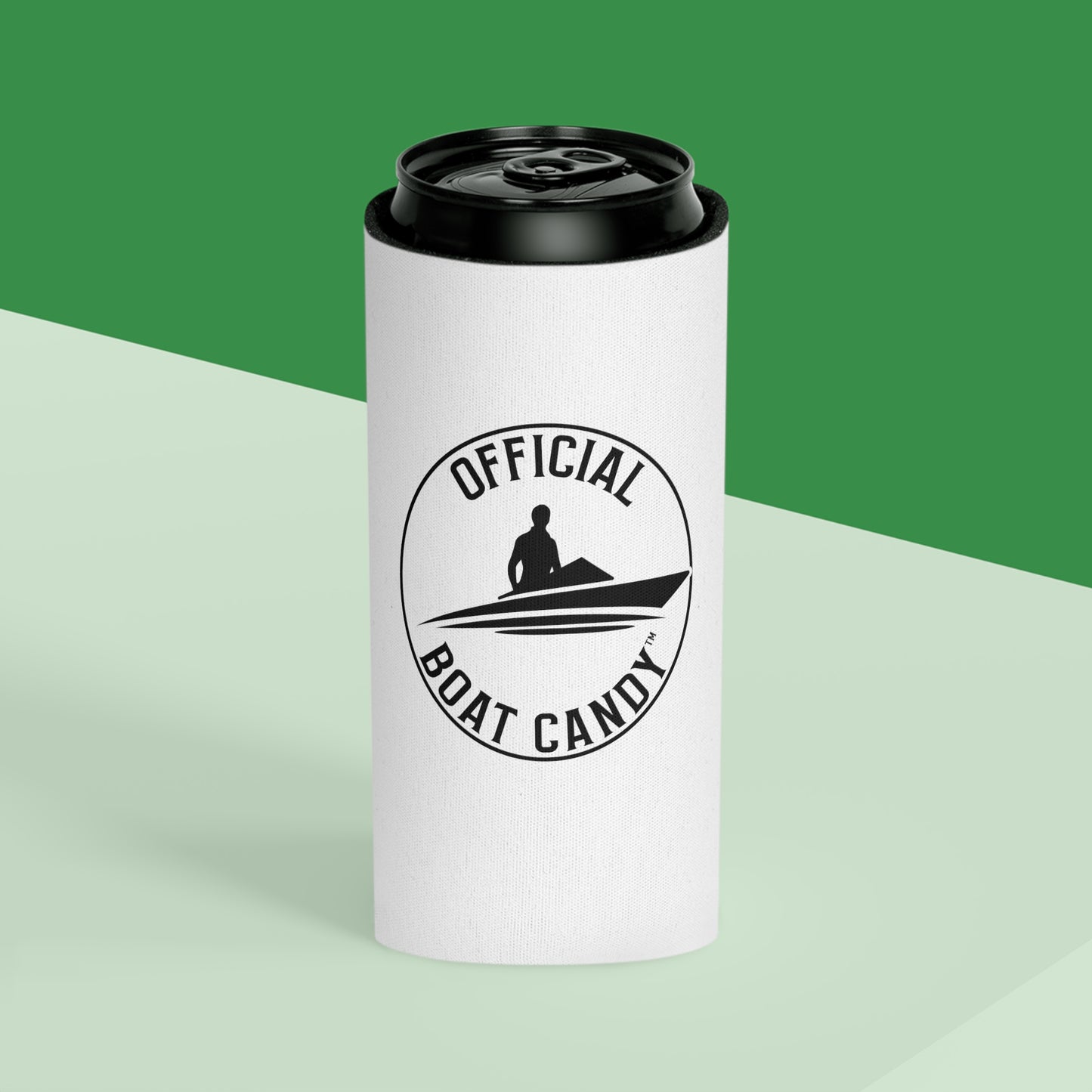 Can Cooler Coozie - Male Logo - Black