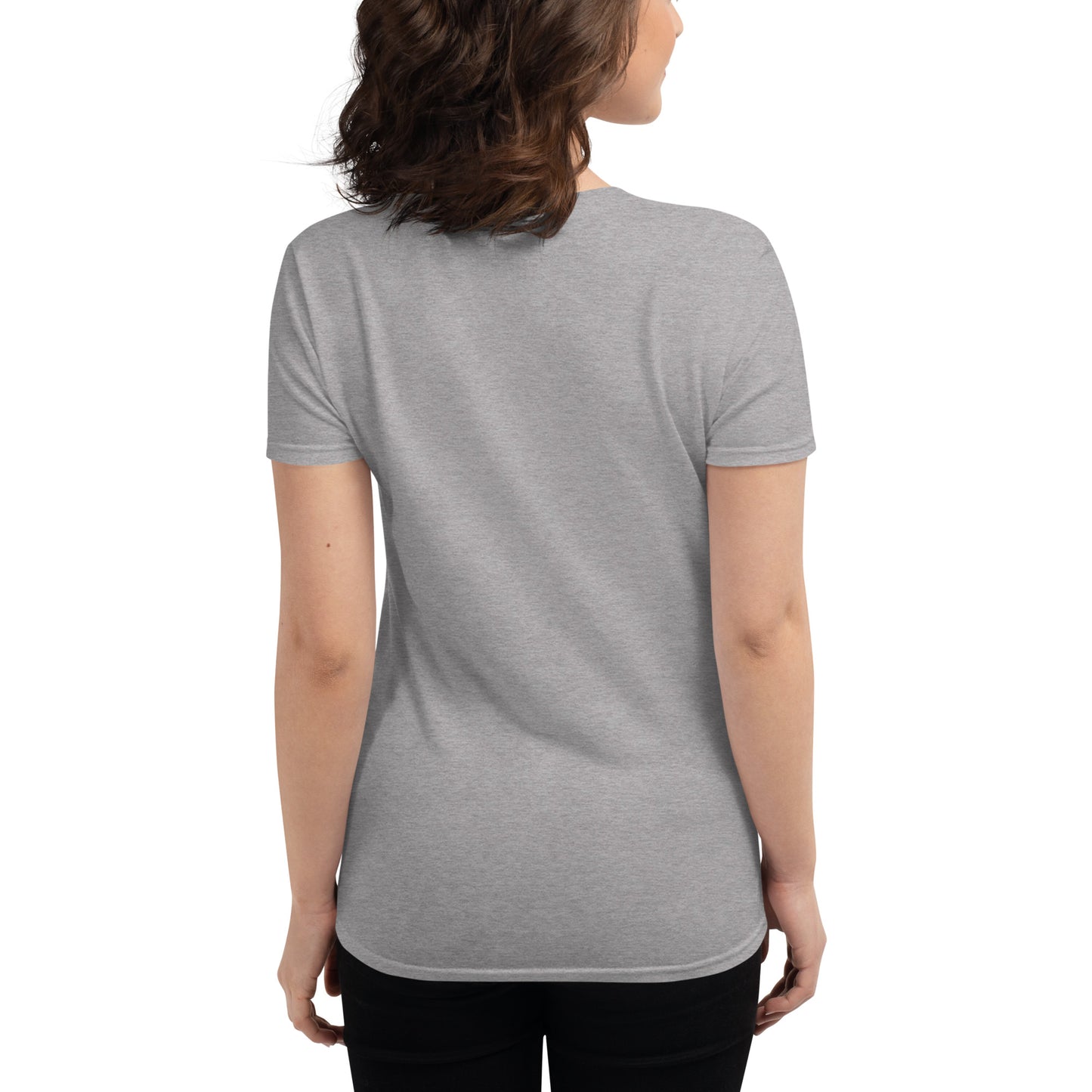 Women's Short Sleeve T-Shirt - S2 - Neon Pink and Black Print