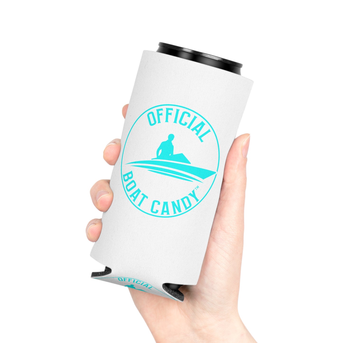 Can Cooler Coozie - Male Logo - Blue