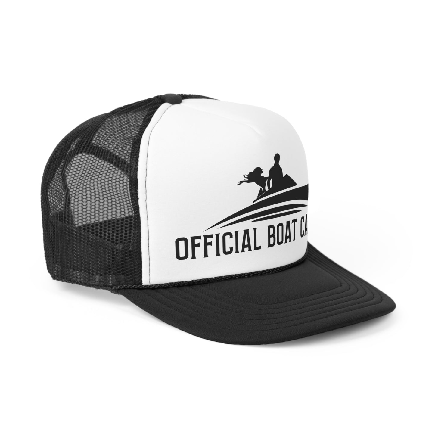 Trucker Cap - 2 Boaters - S6 - Black Print