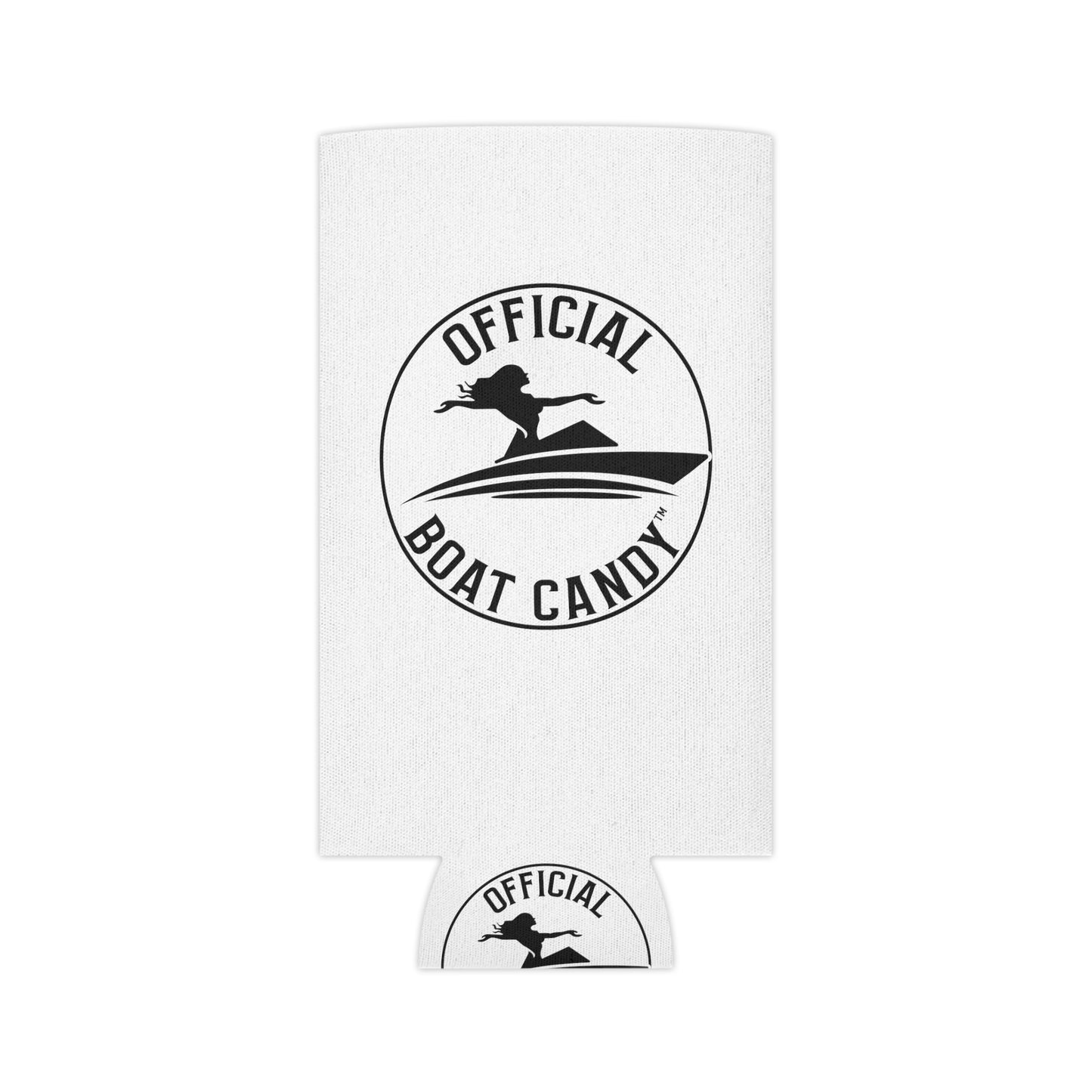 Can Cooler Coozie - Female Logo - Black