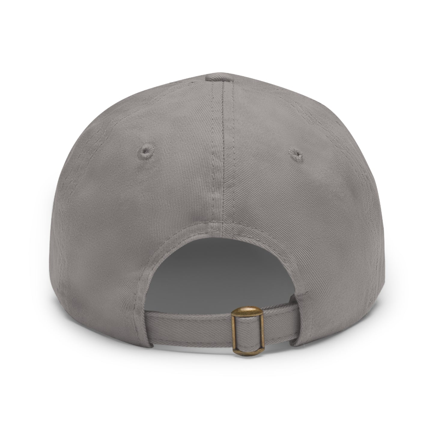 Dad Hat with Leather Patch (Round) - S3 - Blue Print