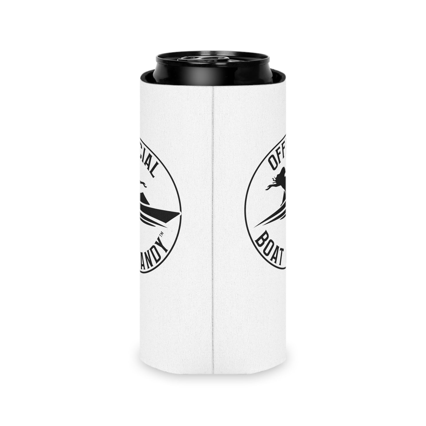 Can Cooler Coozie - Female Logo - Black