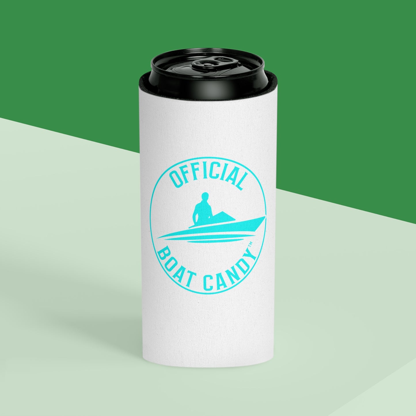 Can Cooler Coozie - Male Logo - Blue