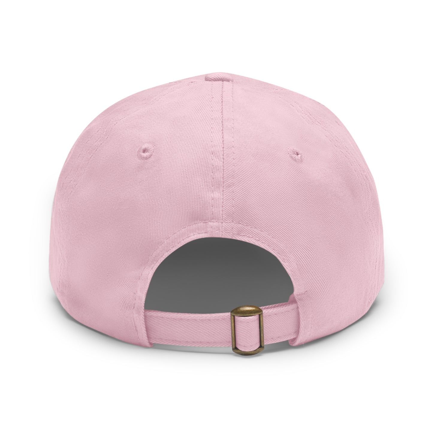 Dad Hat with Leather Patch (Round) - OBC Logo - Roseo Print