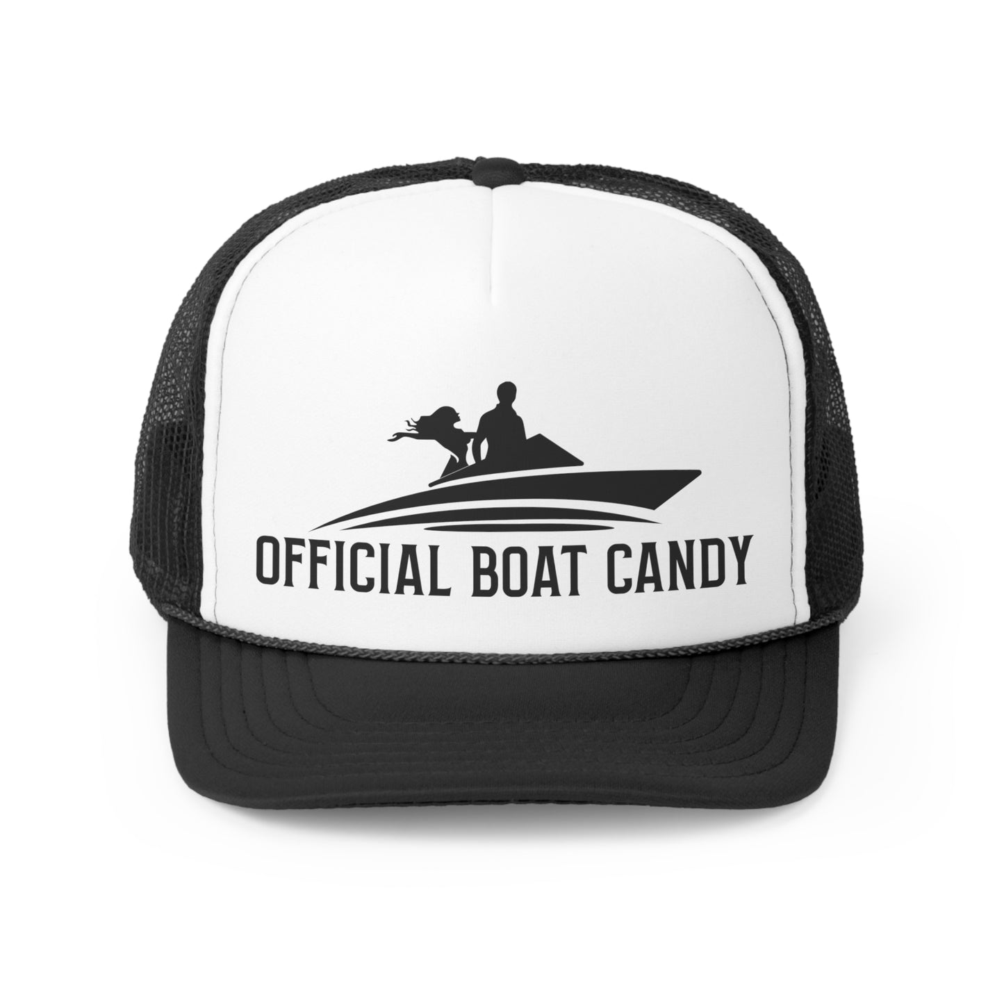 Trucker Cap - 2 Boaters - S6 - Black Print