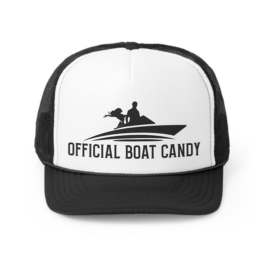 Trucker Cap - 2 Boaters - S6 - Black Print