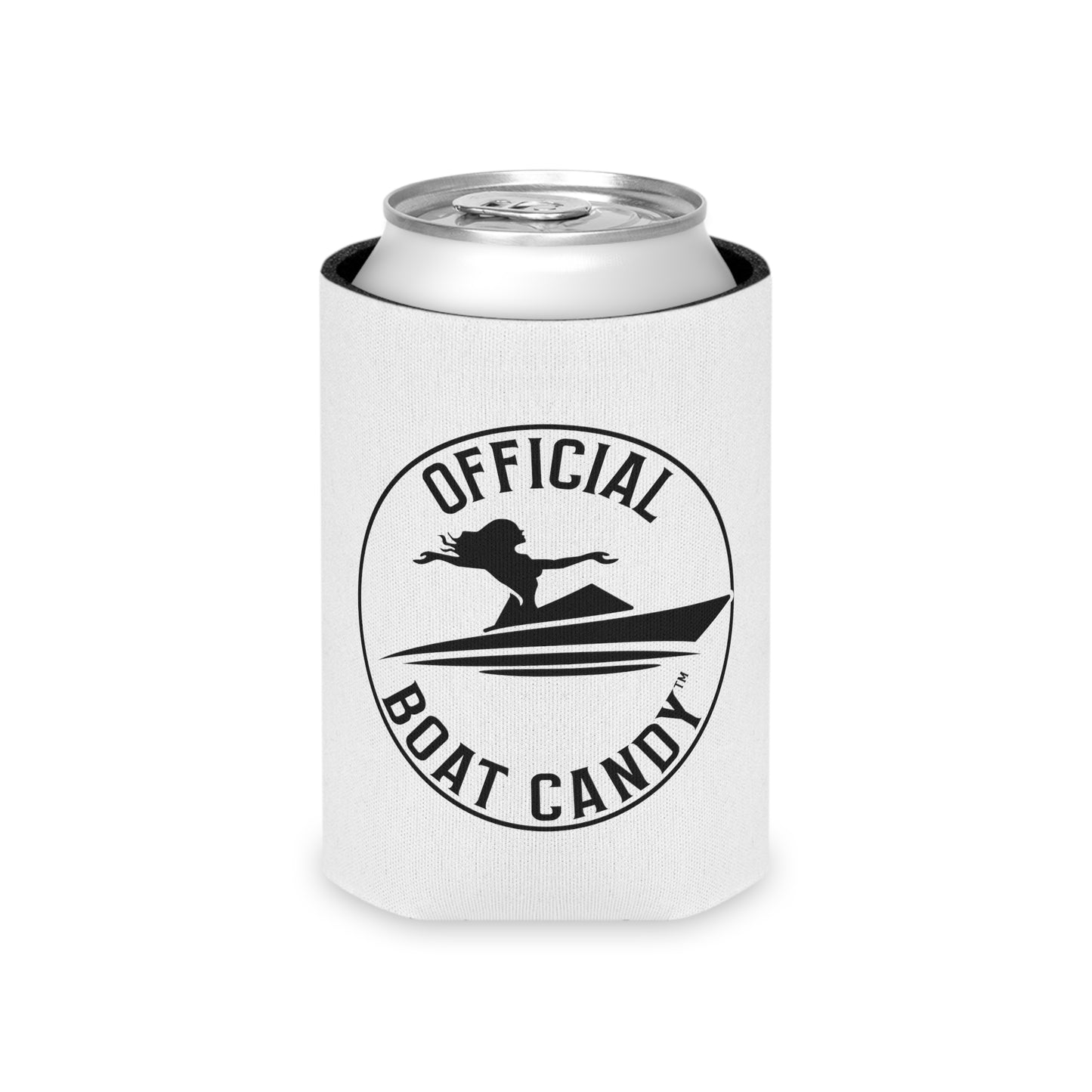 Can Cooler Coozie - Female Logo - Black