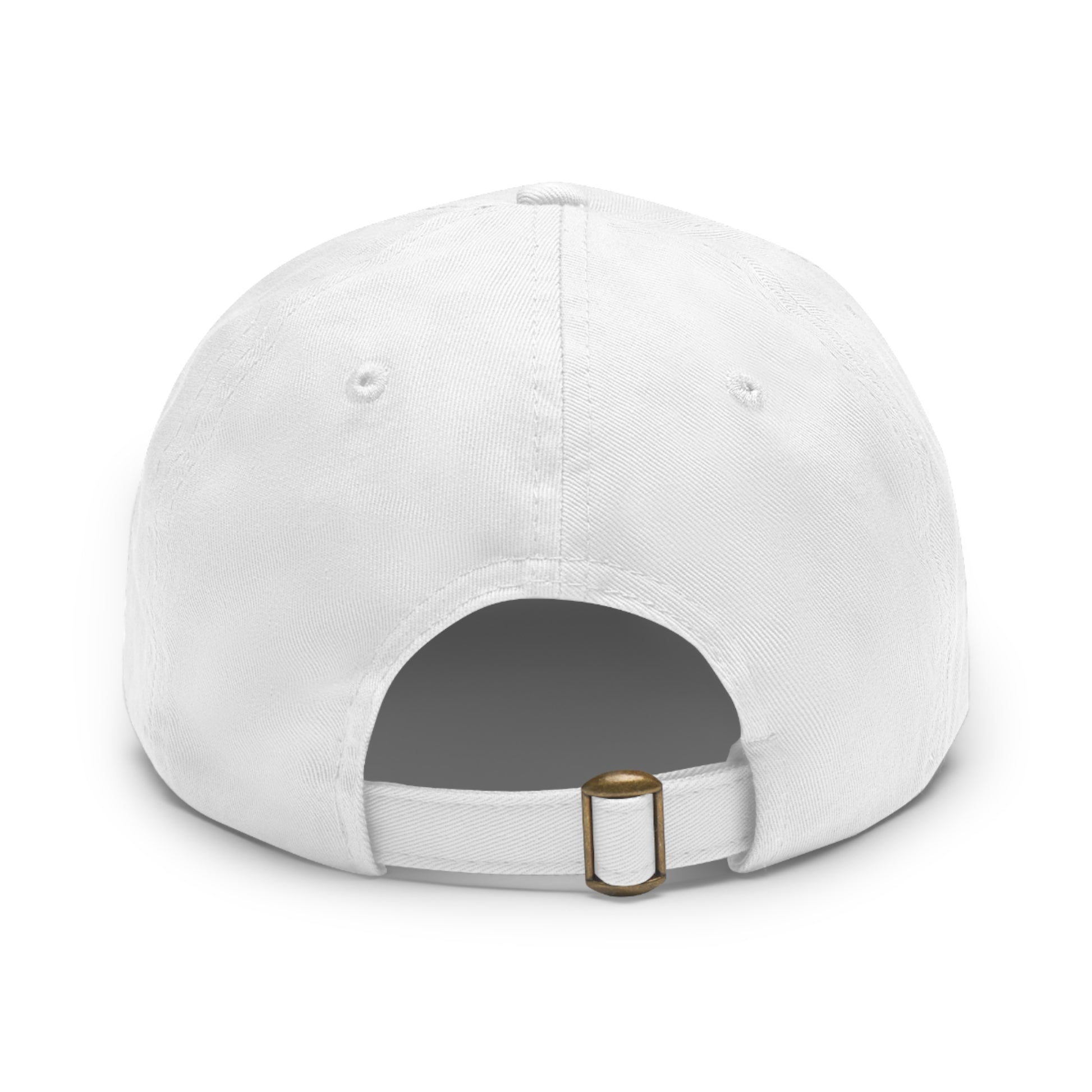 Dad Hat with Leather Patch (Round) OBC Logo Roseo Print