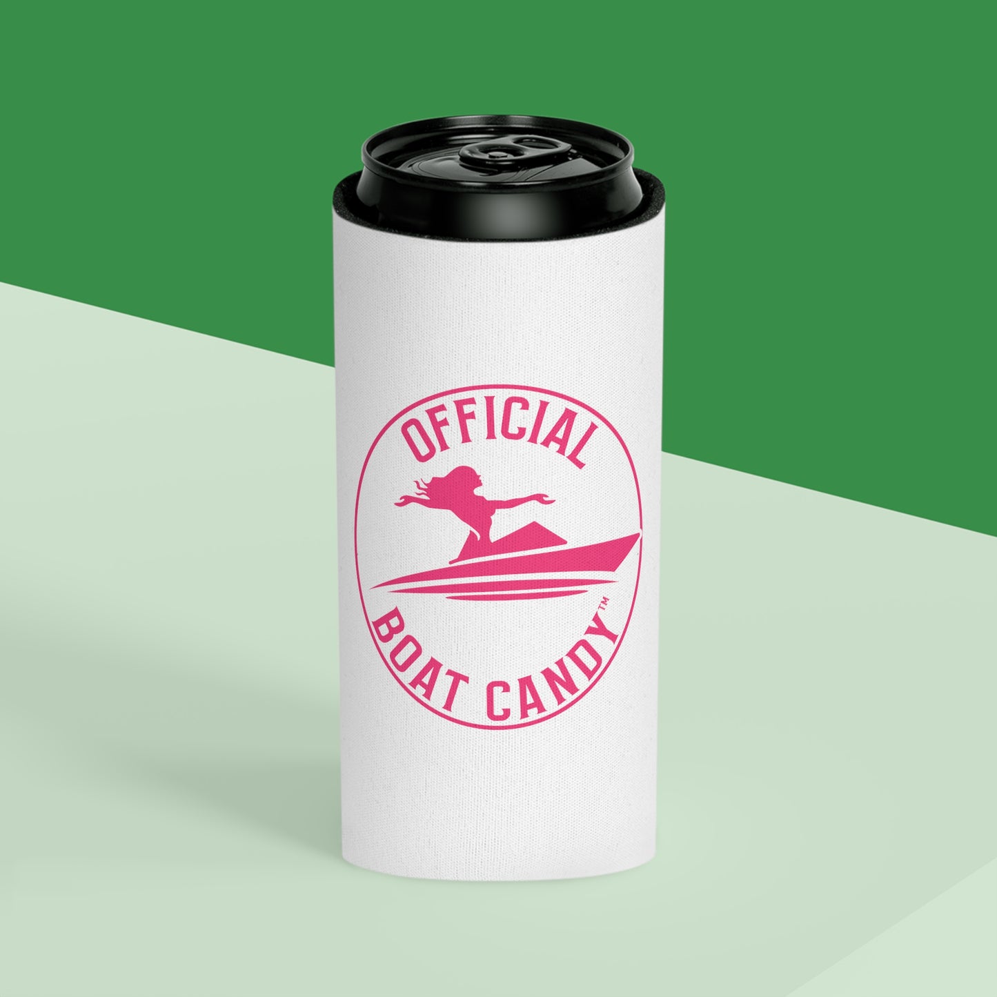 Can Cooler Coozie - Female Logo & S2 - Roseo