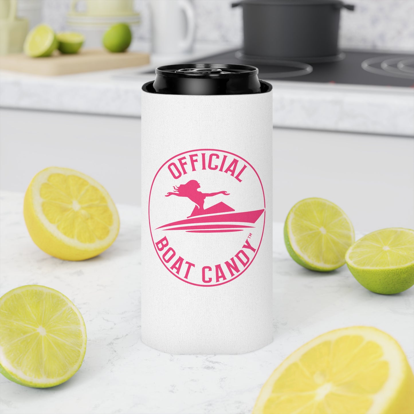 Can Cooler Coozie - Female Logo & S2 - Roseo