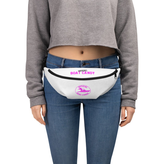 Fanny Pack - Female Logo - Neon Pink on White