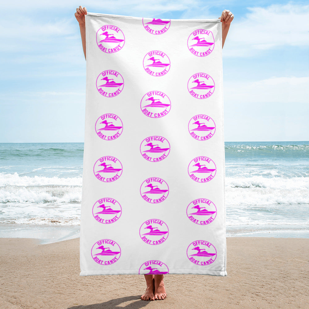 Towel - Female Logo - Neon Pink