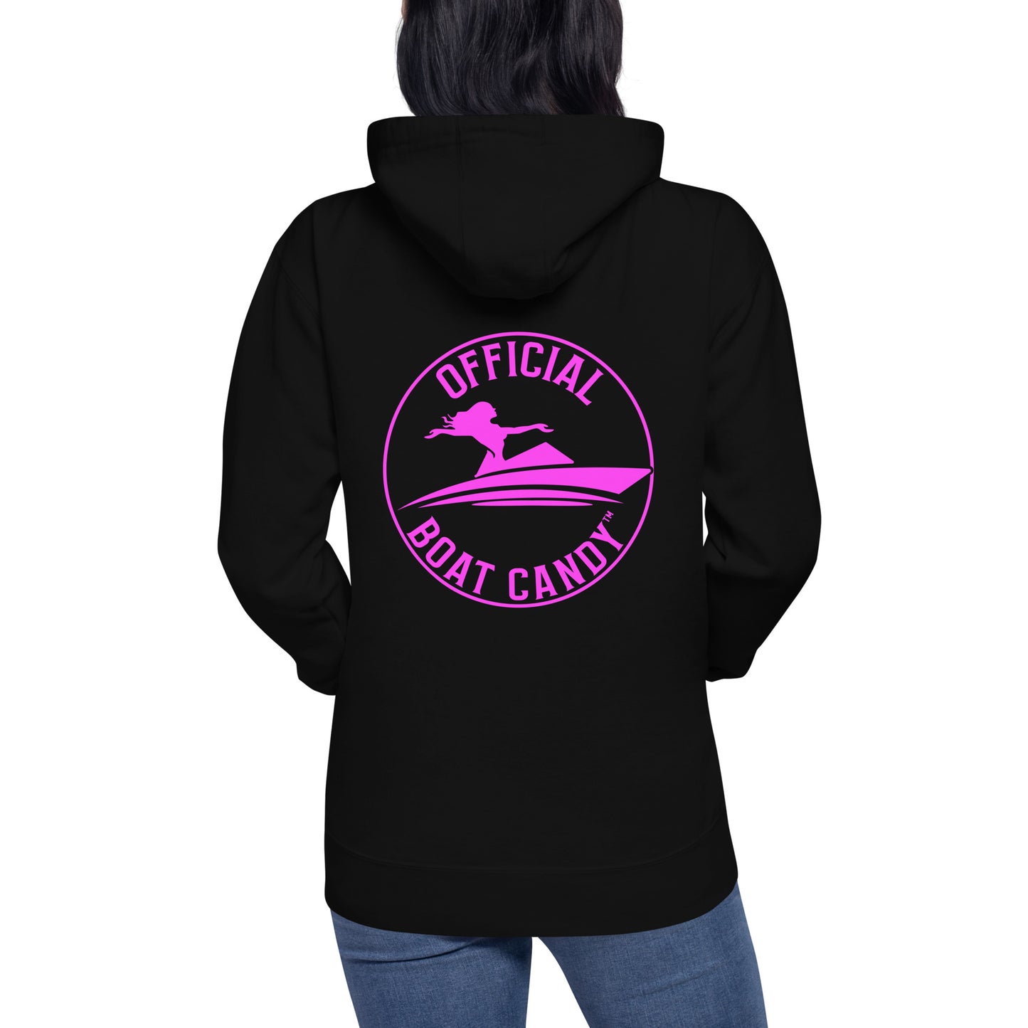 Unisex Hoodie - Female Logo - Neon Pink