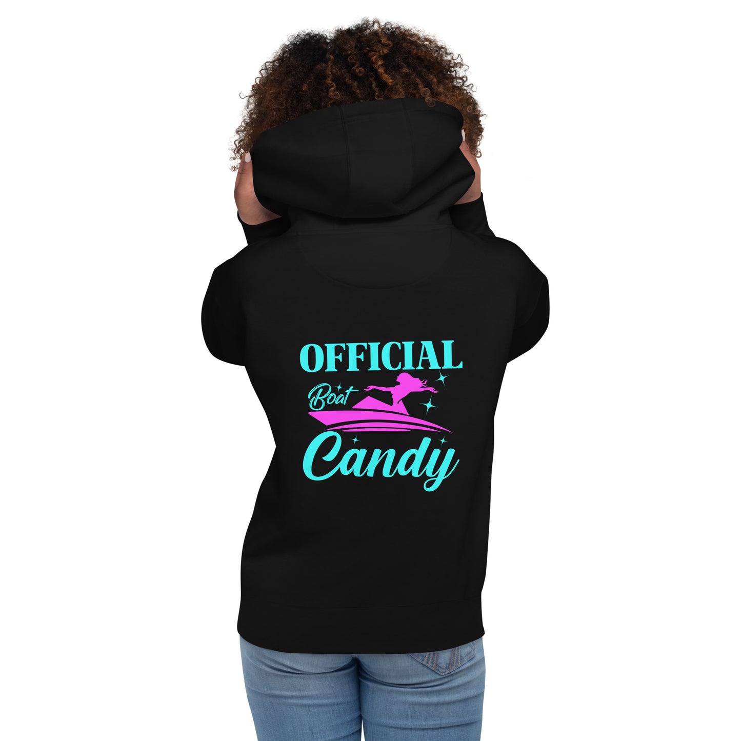 Unisex Hoodie - S2 - Blue and Neon Pink