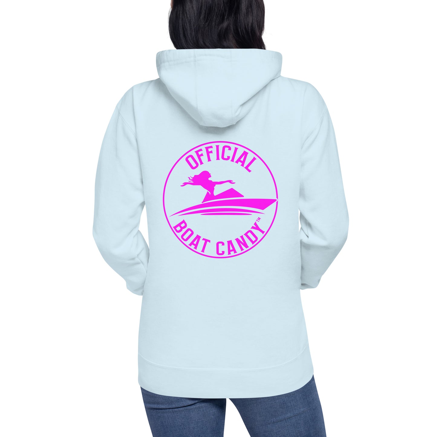 Unisex Hoodie - Female Logo - Neon Pink