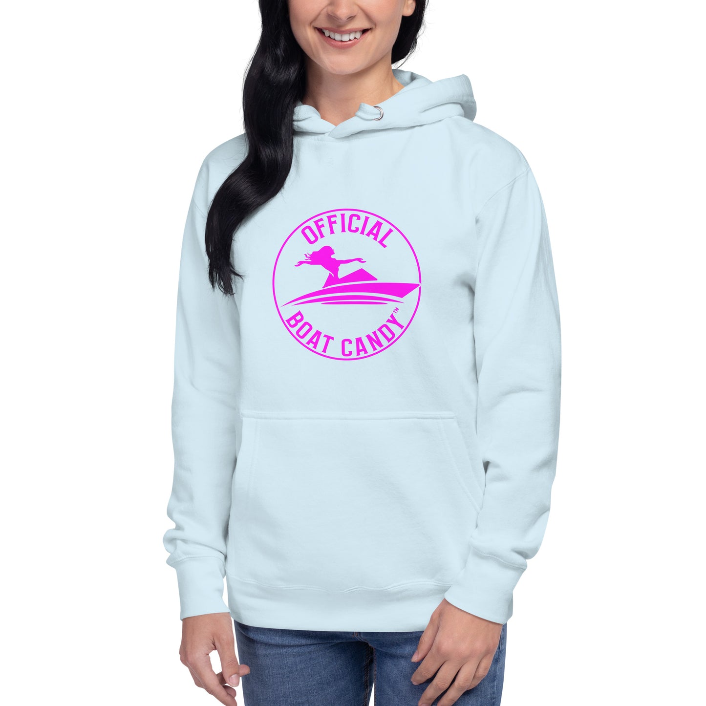 Unisex Hoodie - Female Logo - Neon Pink