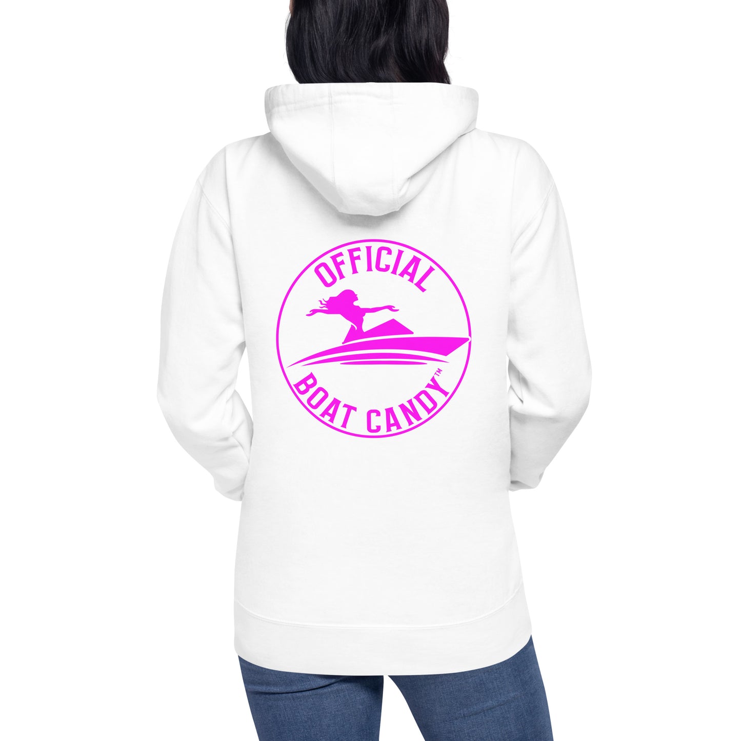 Unisex Hoodie - Female Logo - Neon Pink