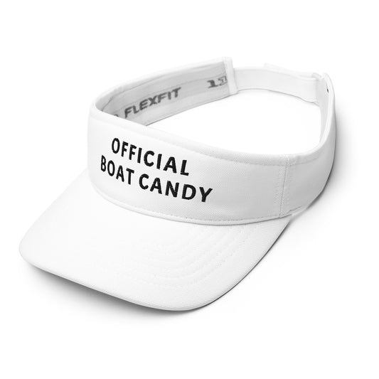 Visor - Black Text Embroidered