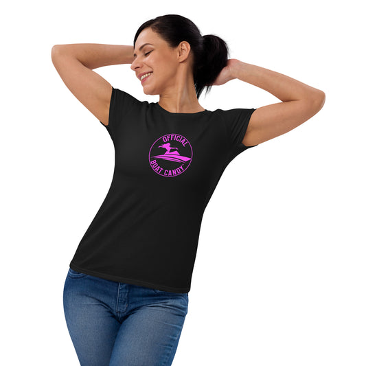 Women's Short Sleeve T-Shirt - Female Logo - Neon Pink